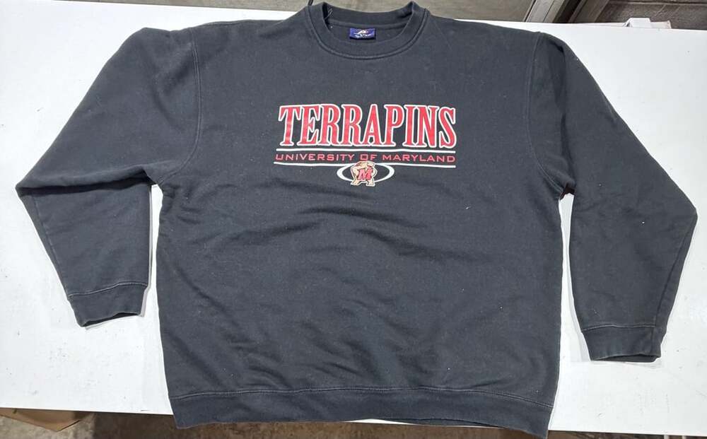 Pro Player University Of Maryland Terrapins Sweatshirt XL Black